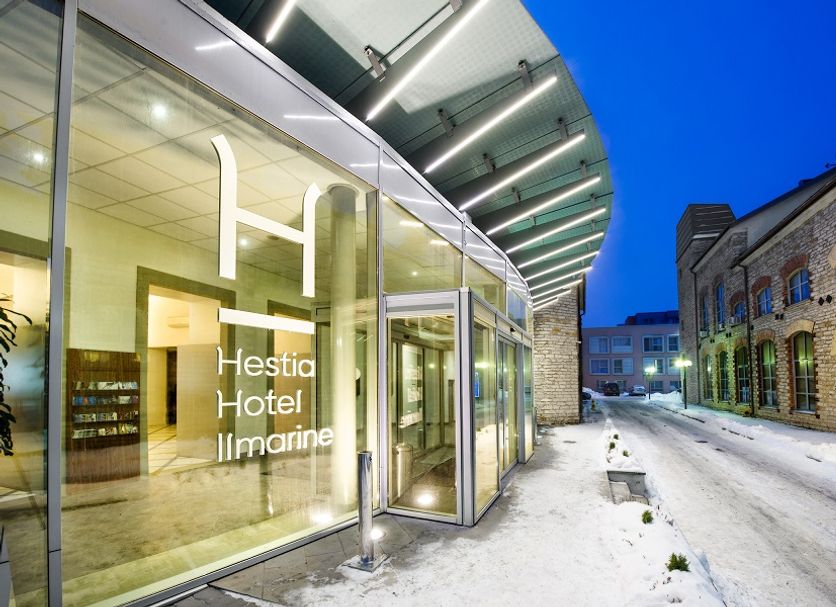 Hotelli sissekäik Foto