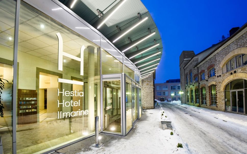 Hotelli sissekäik Foto